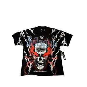 WWE Stone Cold Steve Austin Skull Graphic T-Shirt